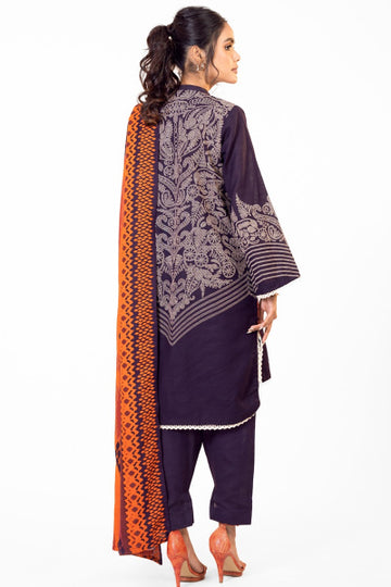 Alkaram FW-08-22-Purple Winter Collection 2022 Online Shopping